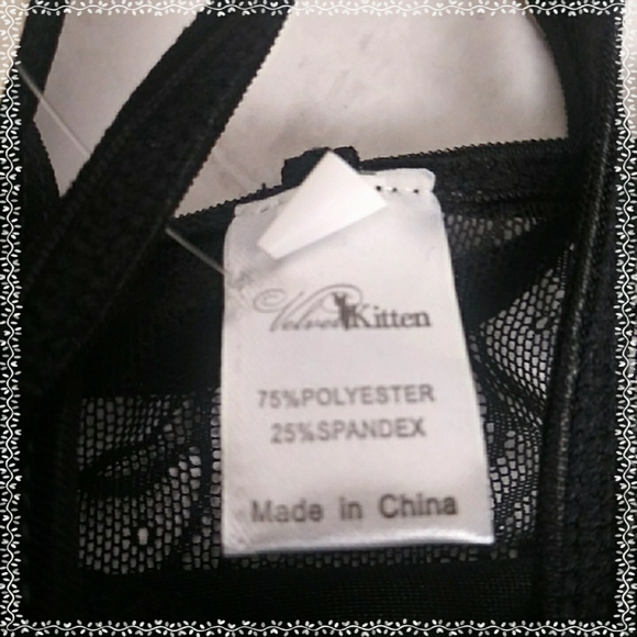 MEDIUM Velvet Kitten sexy teddy - Picture 10 of 13